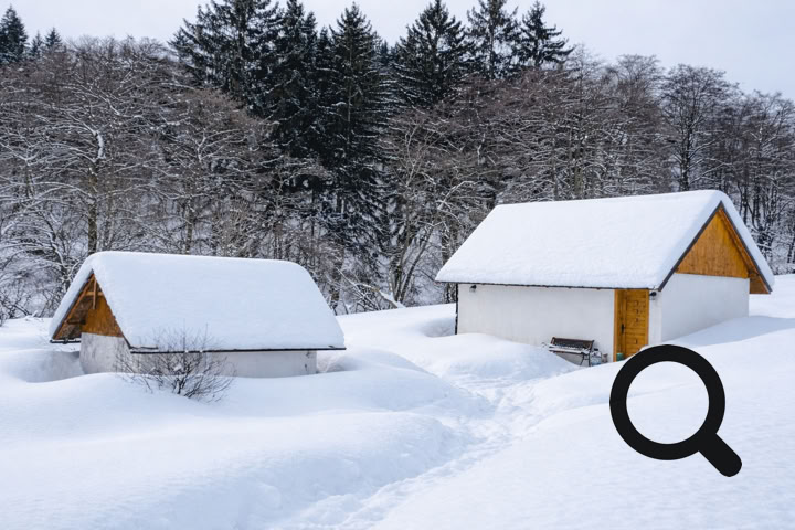 terapie tmou - zenova zahrada před domečkem na tmu